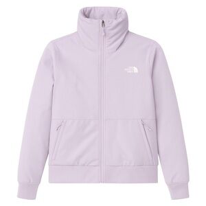New The North Face Shelbe Raschel Bomber Jacket Lavender Fog WindWall Coat Med